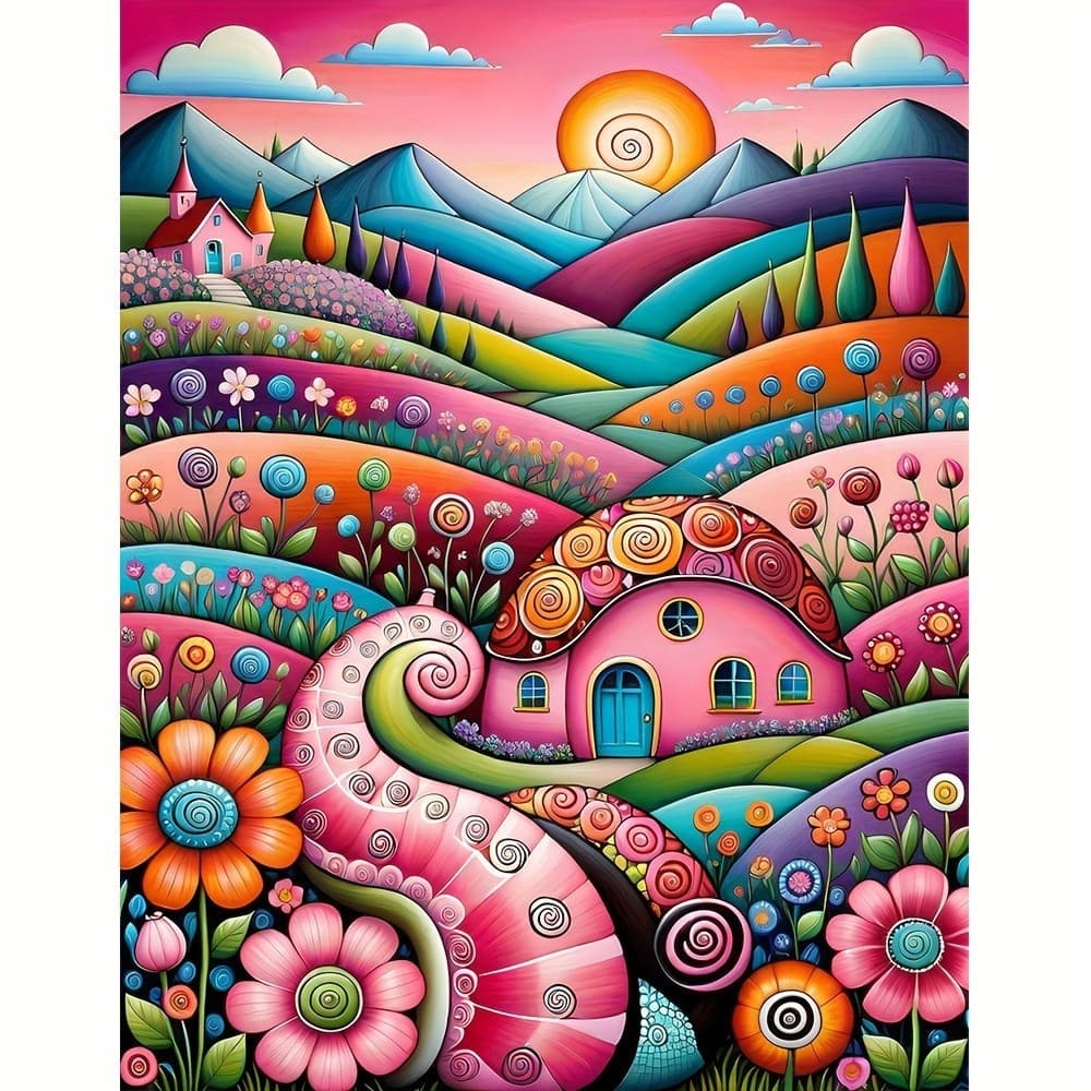 Pintura Com Diamante 5D Quadrado Completo Redondo Opcional Mosaico Artesanato Artesanal Arte Em Tela Decoração De Parede Doméstica