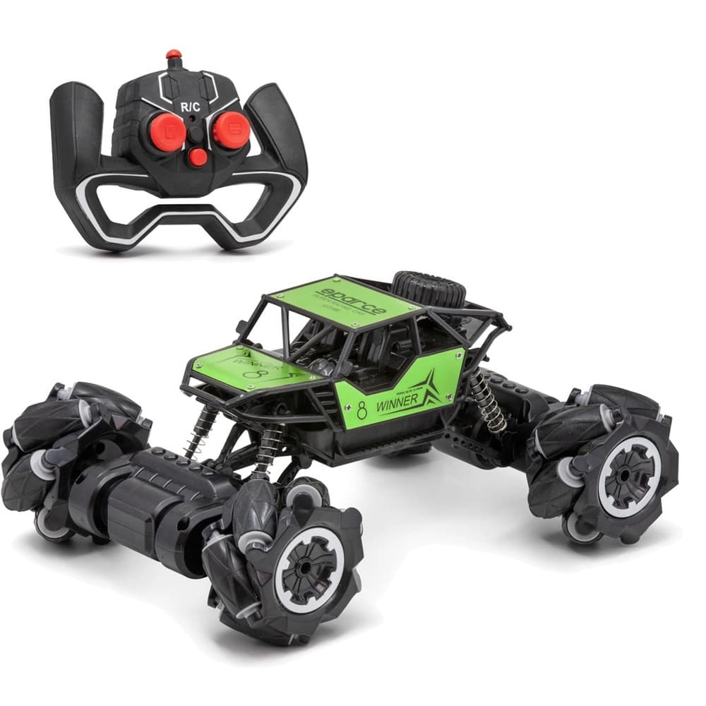 Carrinho 4x4 Giro 360º Controle Remoto Climbing King Premium