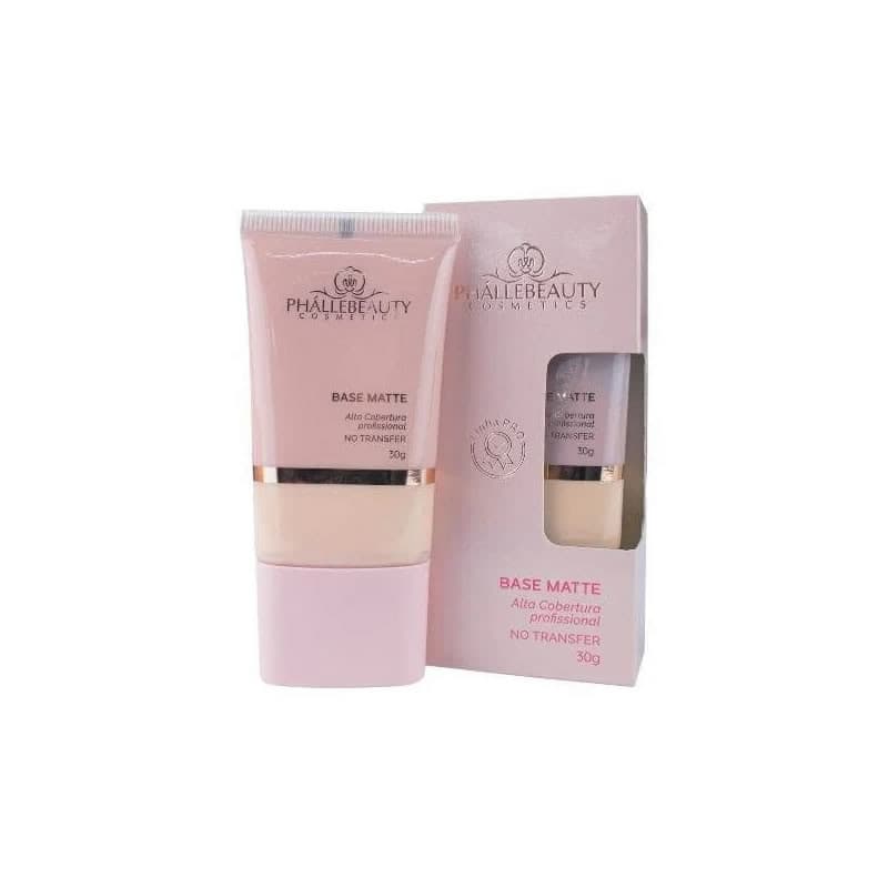 Base Liquida Matte Alta Cobertura - Phallebeauty