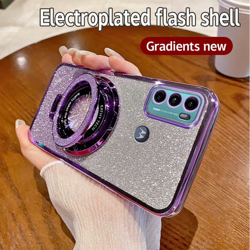 Capinha Moto G60/G40 Fusion/G60S/G62 5G/G72/G73/G84 Caixa Protetora De Telefone Transparente Tipo Moto G60/G40 Fusion Suporte ZJSF