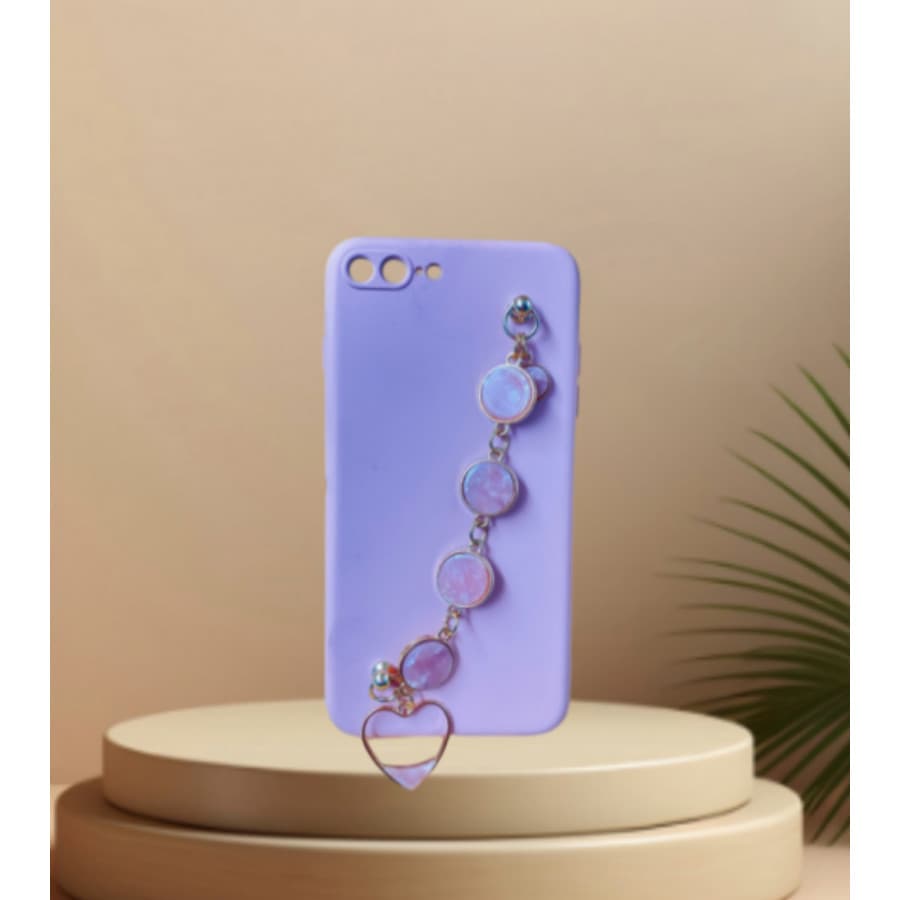 Capinha Capinha De Celular Compatível 8plus Com Alca Personalizada Joias Aveludada Silicone Fashion Rer yw6