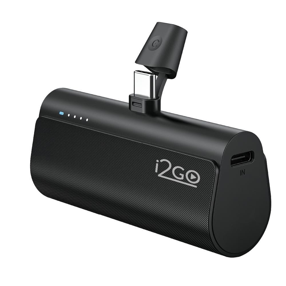 Carregador Portatil Power Bank Pocket i2GO 5000mAh USB-C Sem Fio Rápido e Leve