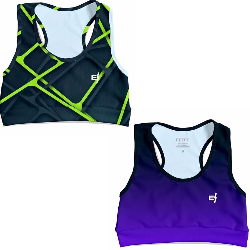 Kit 2 Top Feminino Academia Cropped Treino Ginastica Musculacao Corrida Caminhada Fitness Conforto Esportivo No Treino Estampas Exclusivas