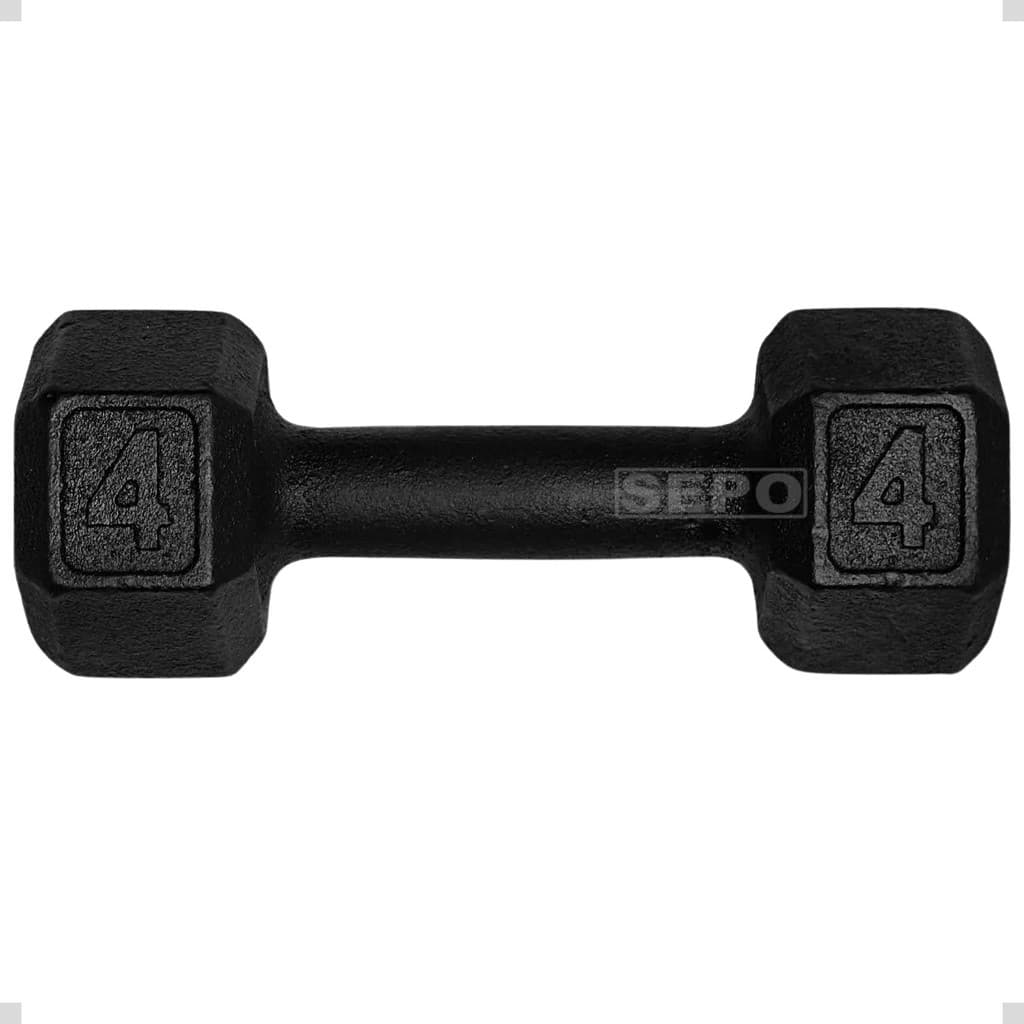 Halter 4 Kg Sextavado unidade Academia Musculação em casa