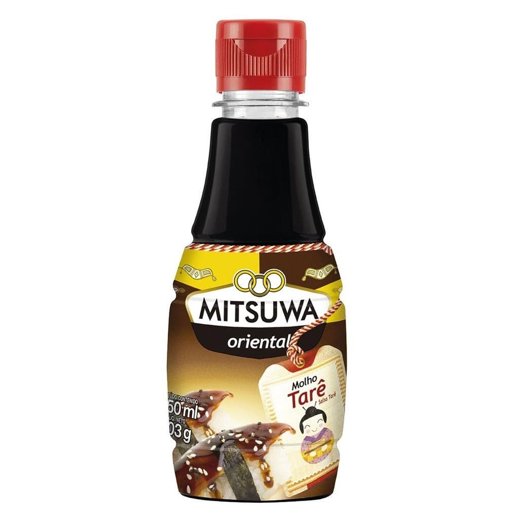 Molho Tarê Mitsuwa 250Ml Para Comida Japonesa Chinesa Temaki Salmão Hot Roll