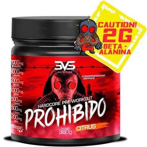 Pré-Treino Prohibido - (360g) - 3VS Nutrition