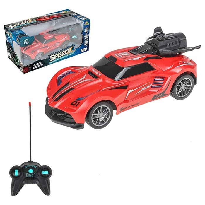 Brinquedo Carro Carrinho De Controle Remoto Solta Fumaça 7 Funções- Speed Brave