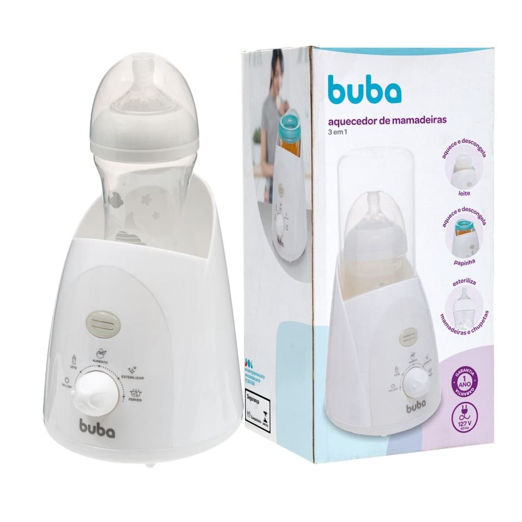 Aquecedor De Mamadeiras 3 em 1 127V 19052 - Buba