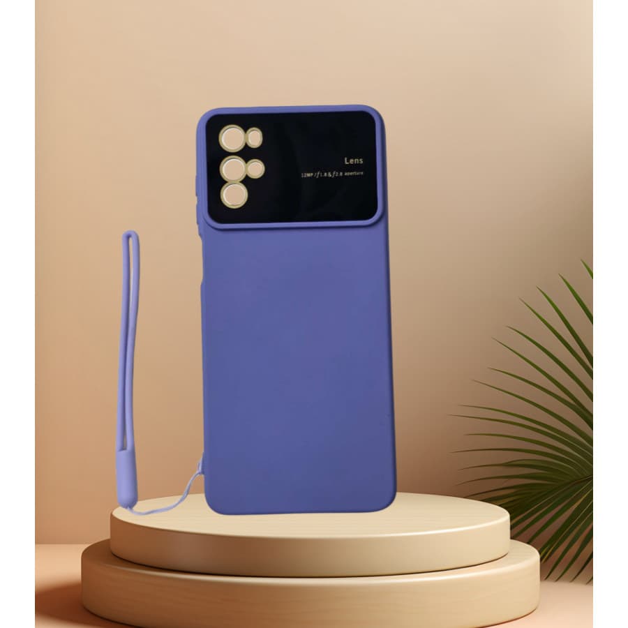 Capinha Capinha  De Celular Compatível G22 Proteção Câmeras Aveludada Com Silicone Com Pulseira Liso REF（ YV3）