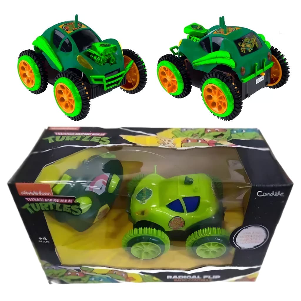 Carrinho de Controle Remoto Tartarugas Ninja Space Roller