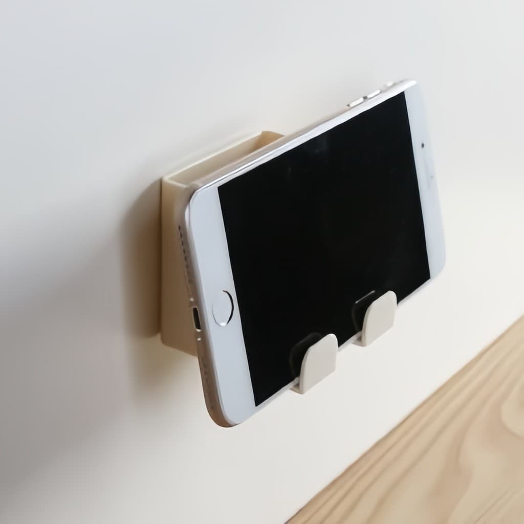 4 Pcs Suporte De Parede Para Telefone Com Controle Remoto / Plugue Para Casa PromoçãO