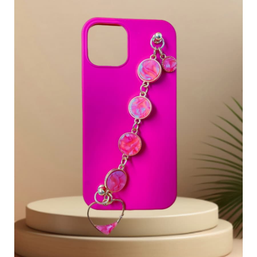 Capinha Capinha De Celular Compatível IP 12 Com Alca Personalizada Joias Aveludada Silicone Fashion Rer yw6