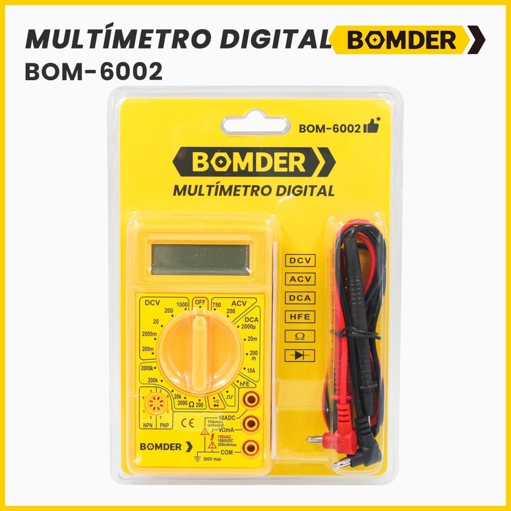 Multímetro Digital Profissional – Luatek / BOMDER