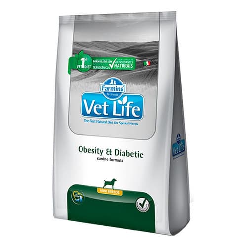 Ração Para Cachorros Vet Life Obesity & Diabetic 2kg