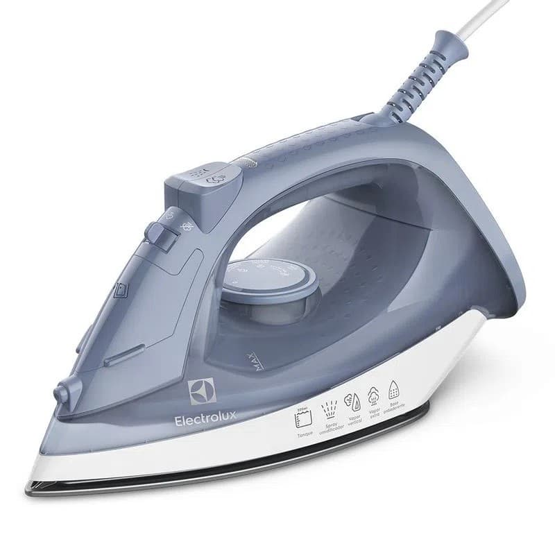 Ferro De Passar Roupa à Vapor Electrolux Esi10 Efficient Azul