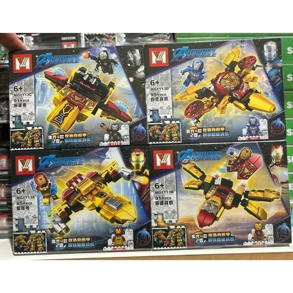 LEGO BLOCO DE MONTAR HOMEM DE FERRO VINGADORES - ENVIO RAPIDO O MAIS PROCURADO DA SEMANA 