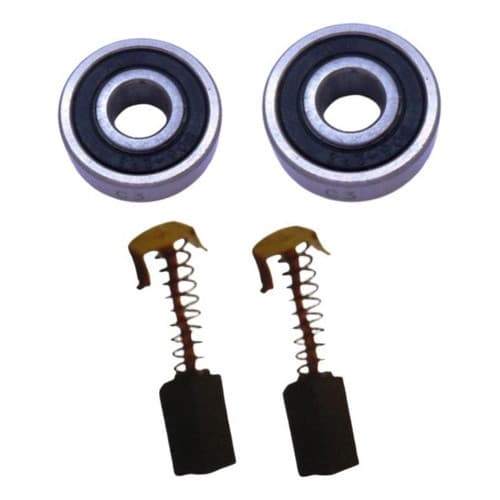 G720 Tipo 01/04 G650 Rolamentos do Induzido + Escova Carvão Compatíveis Esmerilhadeira B&D