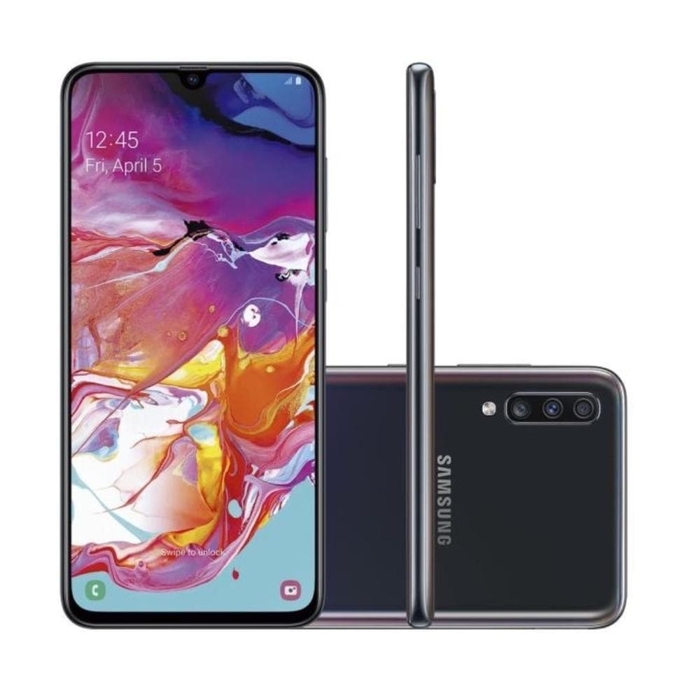 Usado: Samsung A70 128 GB Preto - Excelente