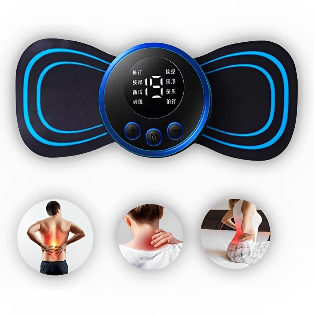 Mini Massageador Elétrico Portátil De Pescoço De Pulso Massagem Cervical Ferramenta De Alívio Da Dor Muscular Nas Costas