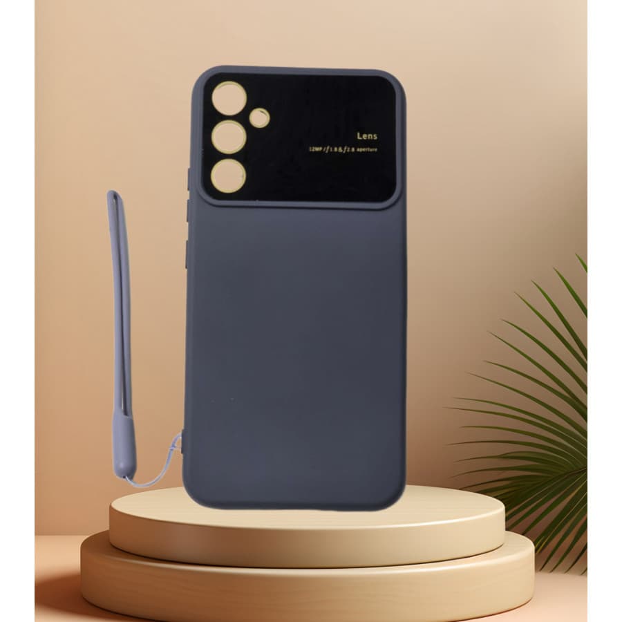 Capa Capinha  De Celular  Compatível A34 Proteção Câmeras Aveludada Com Silicone Com Pulseira Liso REF（ YV3）