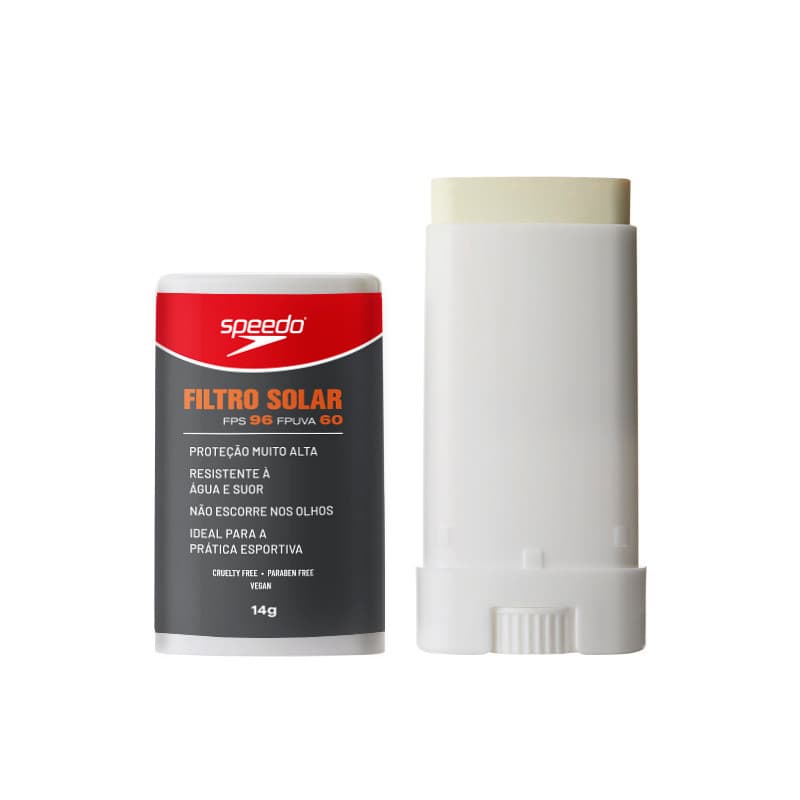 Protetor Solar Facial FPS 96 e FPUVA 60 Speedo 14g