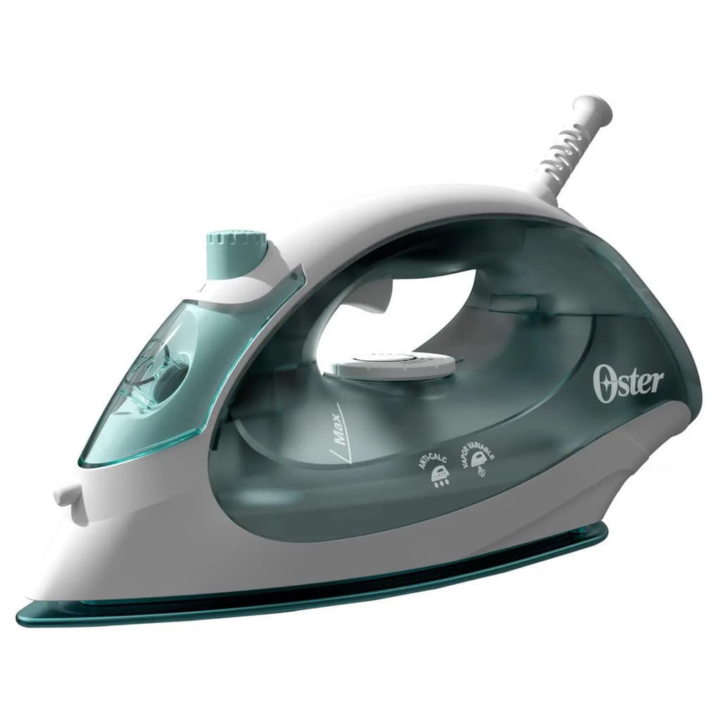 Ferro a Vapor Antiaderente Oster - Branco e Verde - 127V