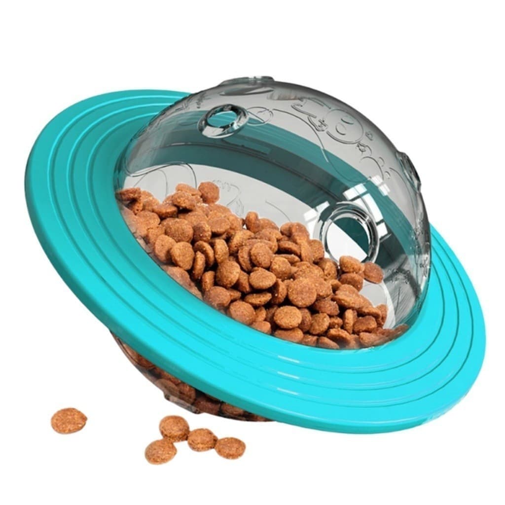 Comedouro Interativo Cachorro Disco Voador Brinquedo