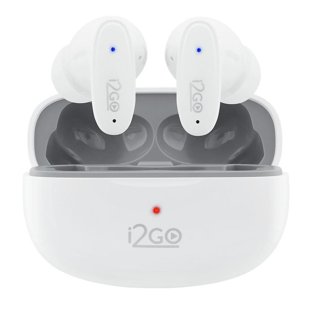 Fone de Ouvido Bluetooth Sem Fio Air Buds 400 i2GO Até 48h Bateria