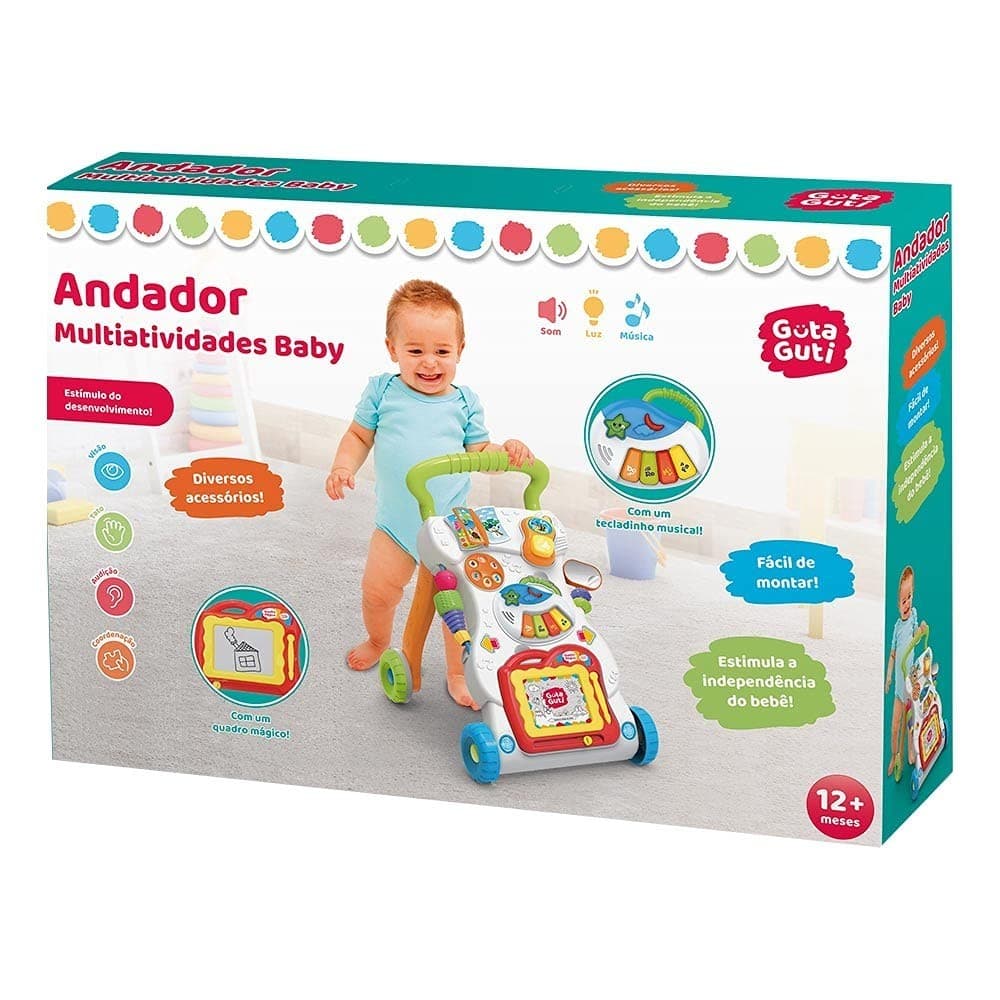Andador Com Brinquedo Educativo Musical Para Bebês