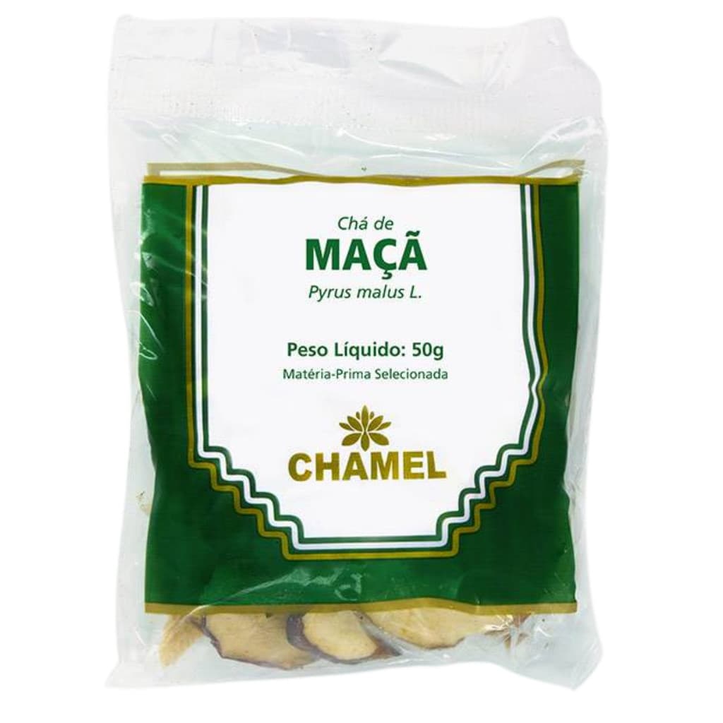 Maçã Desidratada Chamel 50g – Fruta Seca Natural, Prática e Saudável