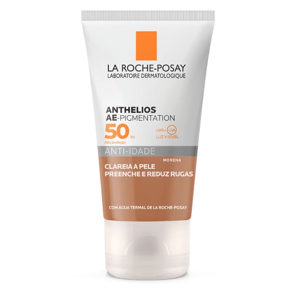 Protetor Solar Facial anti-idade La Roche Posay - Anthelios Ae-Pigmentation FPS50 - Morena