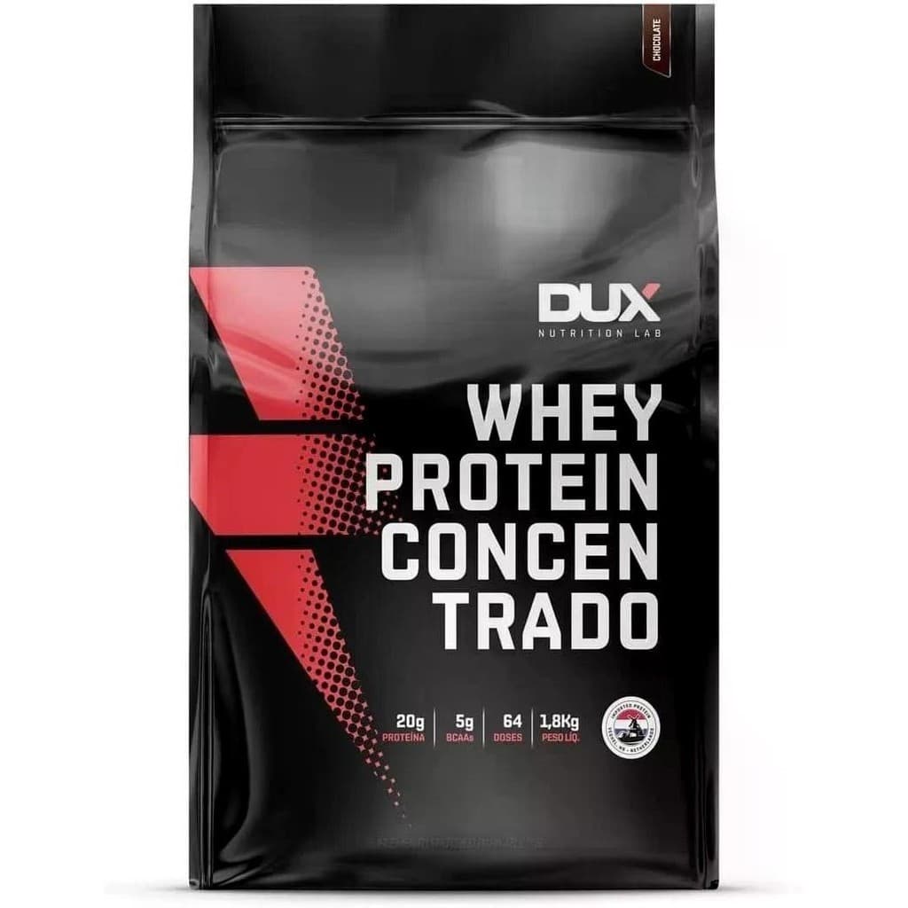 Whey Protein Concentrado Dux Chocolate Refil 1.8kg