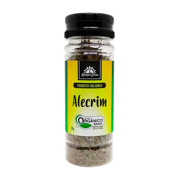 Alecrim Orgânico Condimento Erva Desidratada Tempero 20g