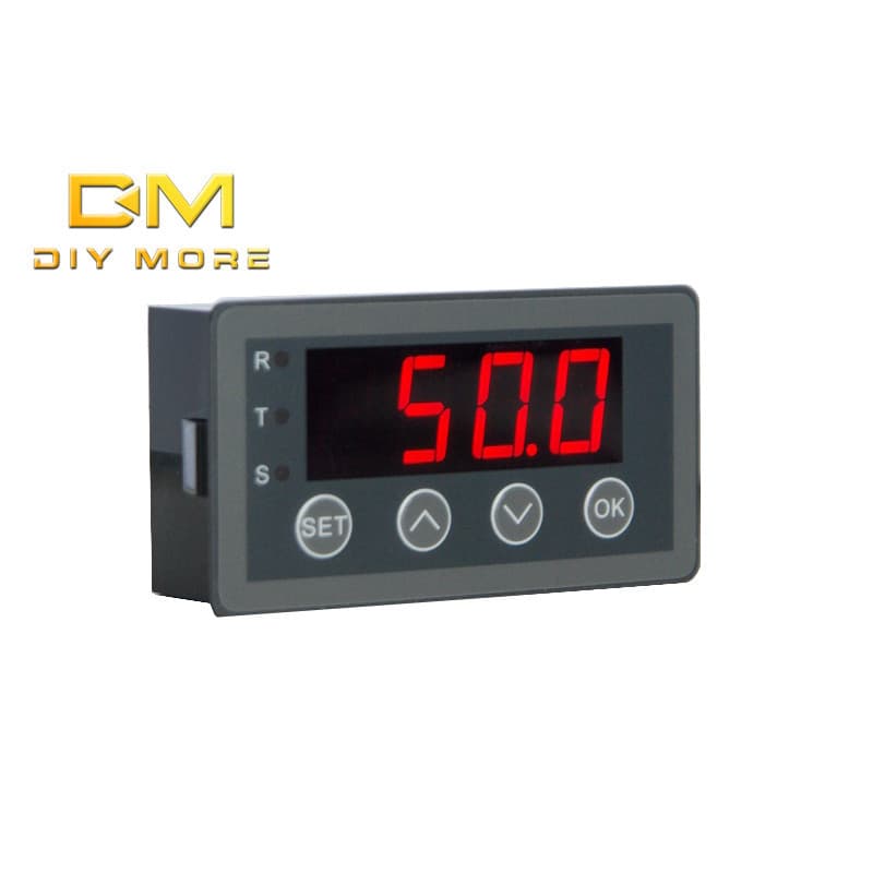 DIYMORE 0-10V 20mA 2-10V 4 Medidor De Entrada Analógico Exibição Digital