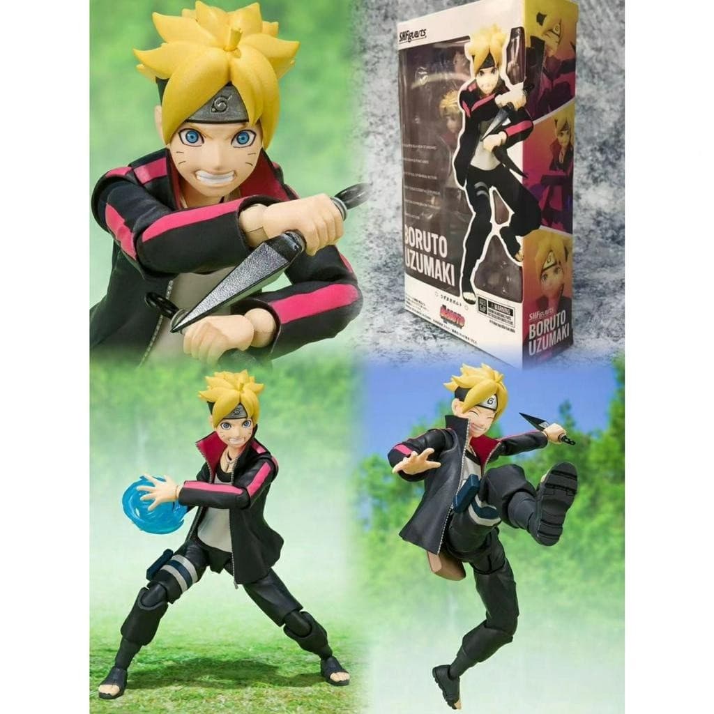 Boruto Uzumaki Articulado + Acessorios 15 cm Boneco Naruto Shippuden Pronta entrega