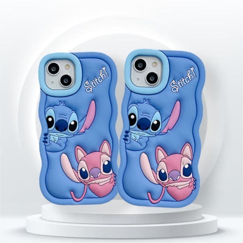 Capinha iphone 11/12/13/14/15 Pro max Capa De Moda Silicone Macia  capinha anti impacto 3D soft Stitch