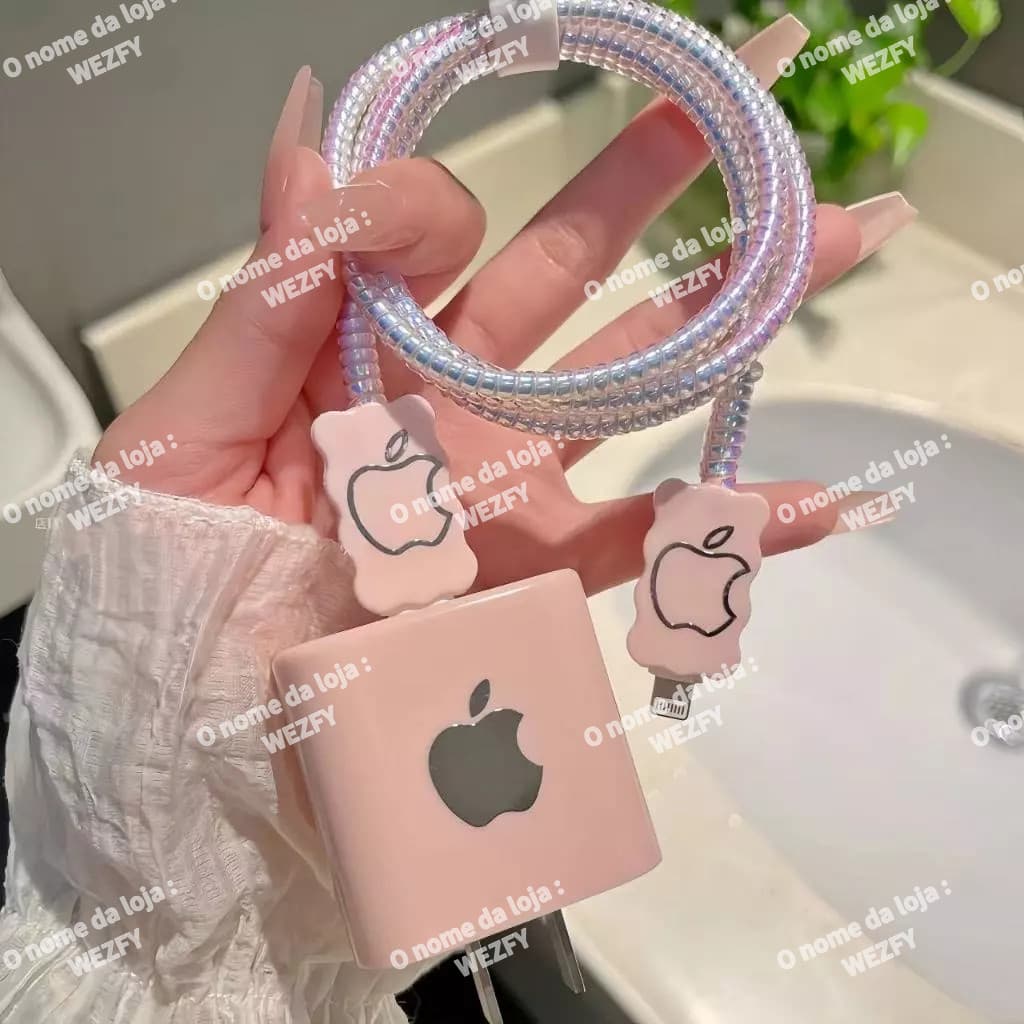 WEZFY 4FC  Apple 18 /20w Carregador de Carga Rápida Carregador de Carga Rápida Carregador de Carga Protetor de Caixa Pro