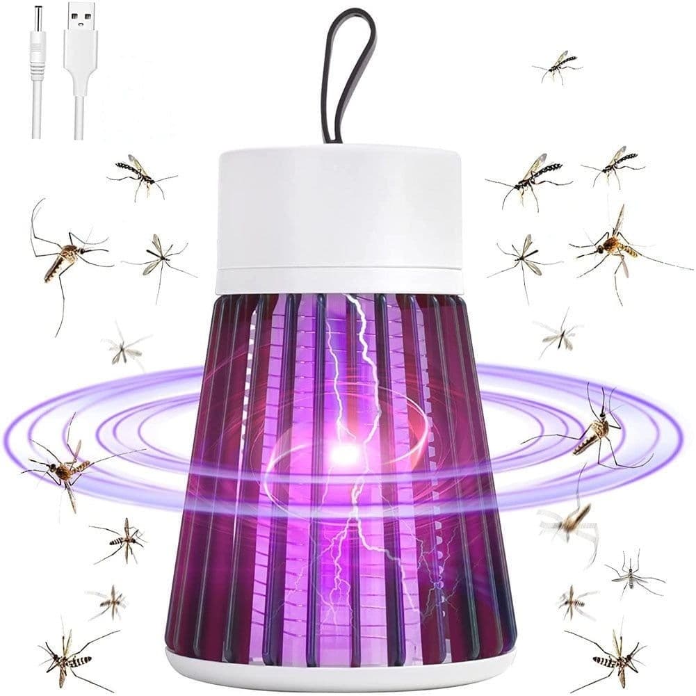Luminária Led Mosquiteiro Sem Radiação Armadilha De Insetos Repelente Eletrônico UV Envio Imediato