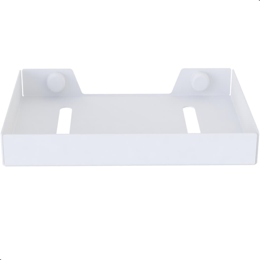 Suporte Porta Sabonete Para Banheiro de Parede Branco Pluss