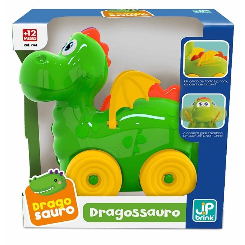 Dragossauro Na Caixa Brinquedo Educativo brinquedo infantil bebe