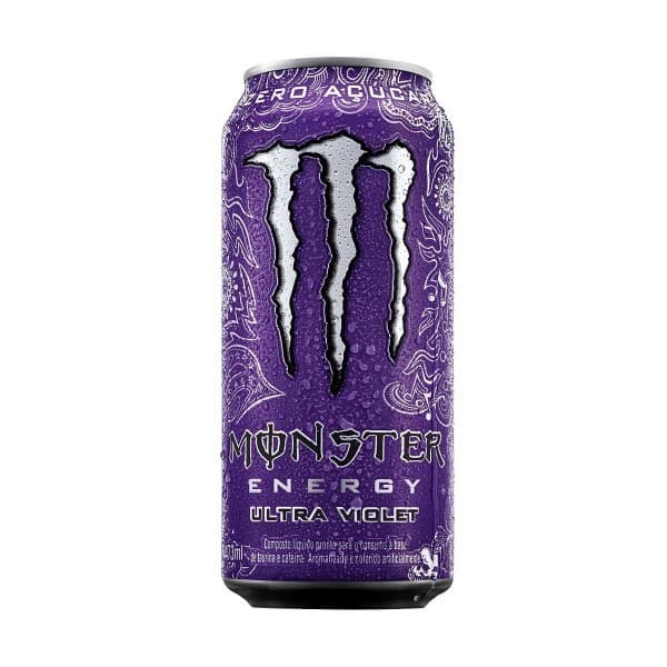 Energético Ultra Violet Zero Açúcar Monster Lata 473ml