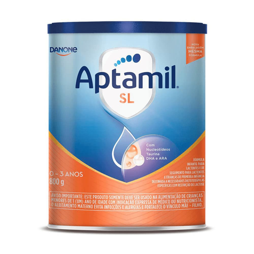 FORMULA INFANTIL APTAMIL SEM LACTOSE 800G