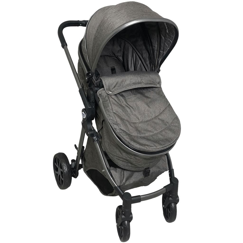Carrinho de Bebe Passeio Moises Passear Baby Ares Chocolate