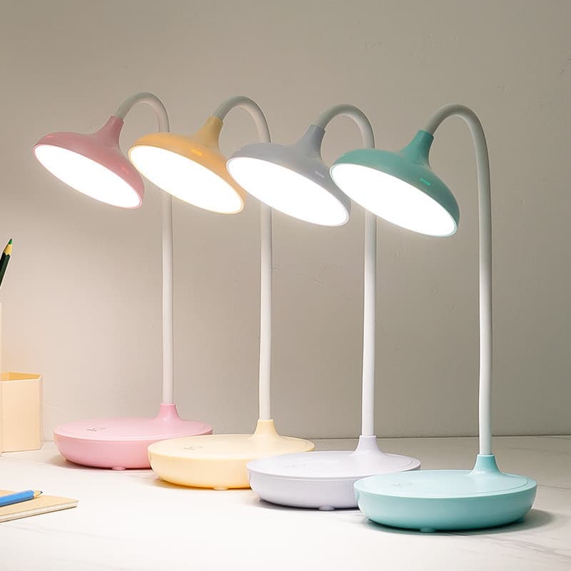 Luminária De Mesa abajur De Estudo De Mesa LED Escurecimento contínuo de três modos cores sem fio