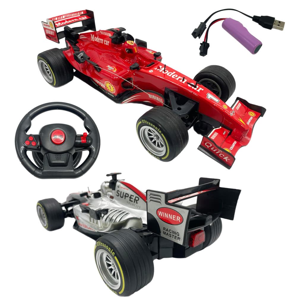 Carrinho Controle Remoto Formula1 Bateria Recarregável Power