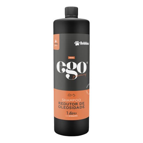 Shampoo Redutor De Oleosidade Ego 1L Cães E Gatos Bubbles Pet Para Cães e Gatos Banho e Tosa/Petshop