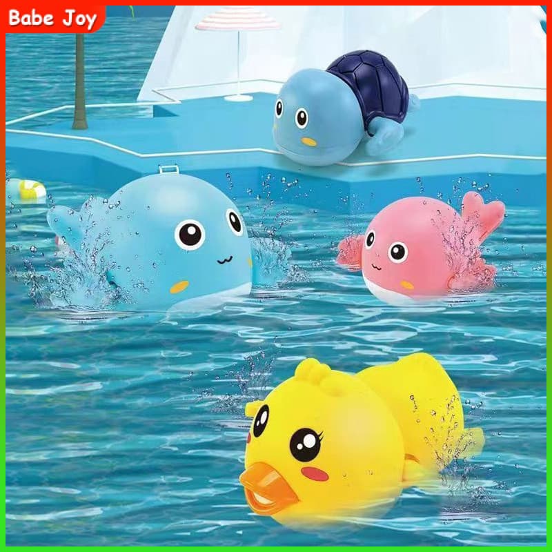 Brinquedos De Banho Infantis , Patos Brincando Na Água , Nadando Banheiro , Pato Amarelo