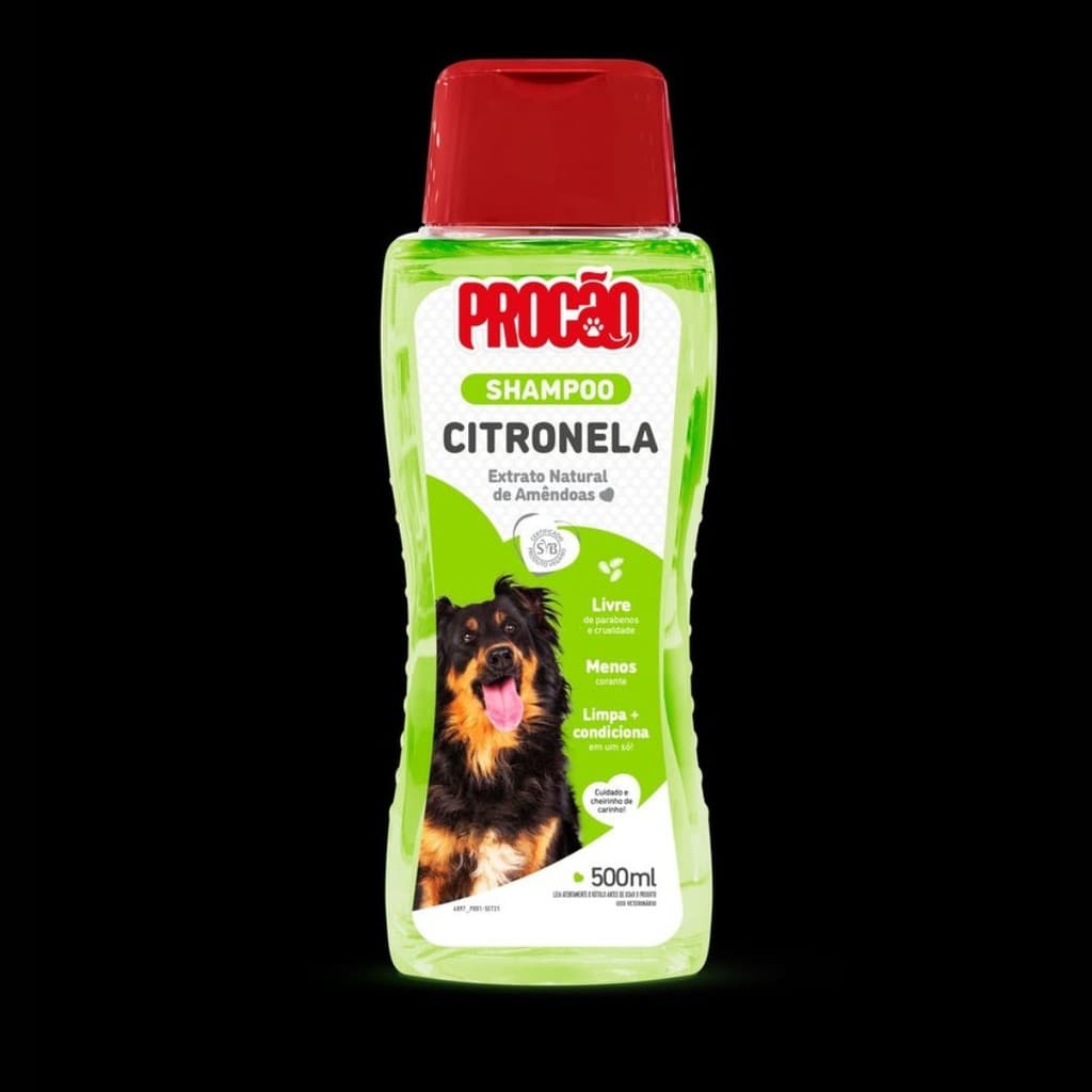 Shampoo Citronela para Cães e Gatos Procão