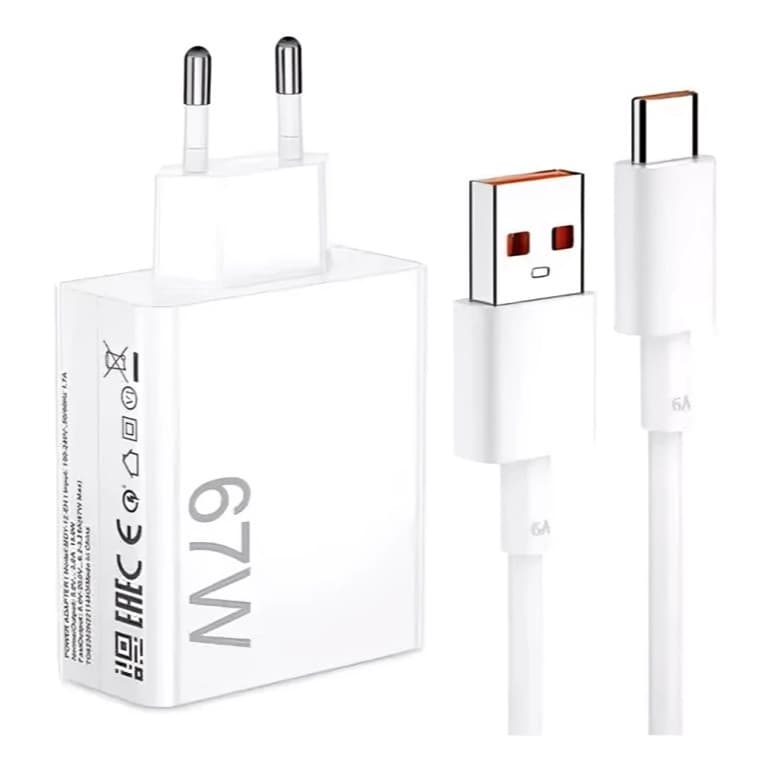 Fonte Usb Carregador Ultra Rápido 67w Usb C Turbo
