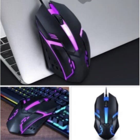 Mouse Gamer RGB Com Fio – Alta Performance Para Jogos, Trabalho, Notebook e PC